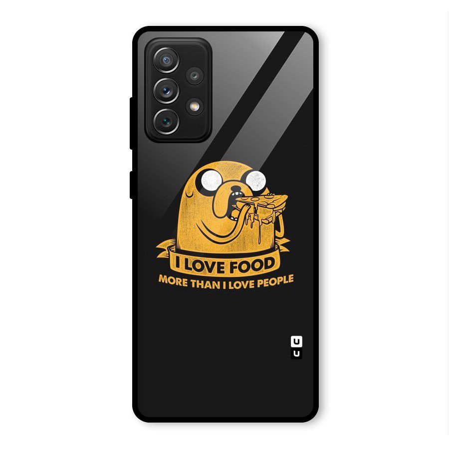 Love Food Glass Back Case for Galaxy A72