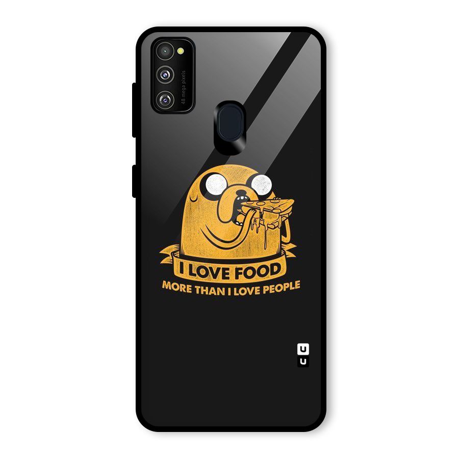 Love Food Glass Back Case for Galaxy M30s