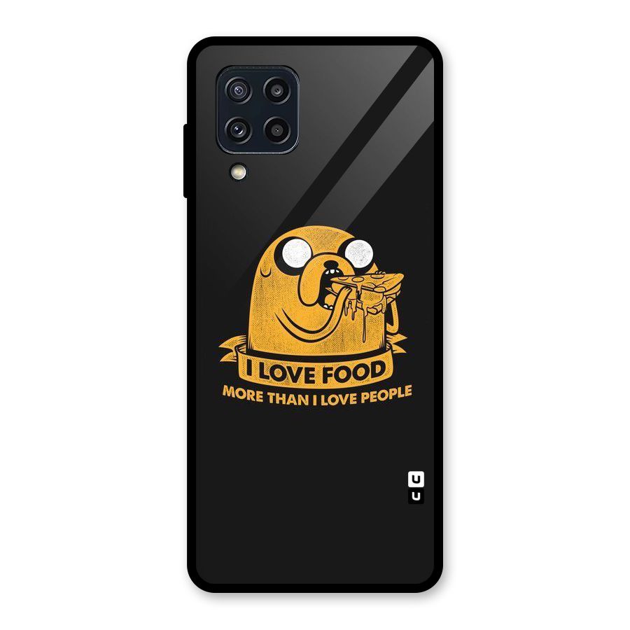 Love Food Glass Back Case for Galaxy M32