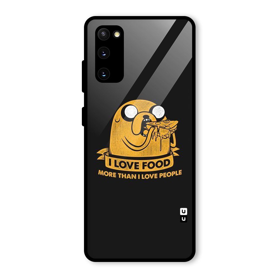 Love Food Glass Back Case for Galaxy S20 FE 5G