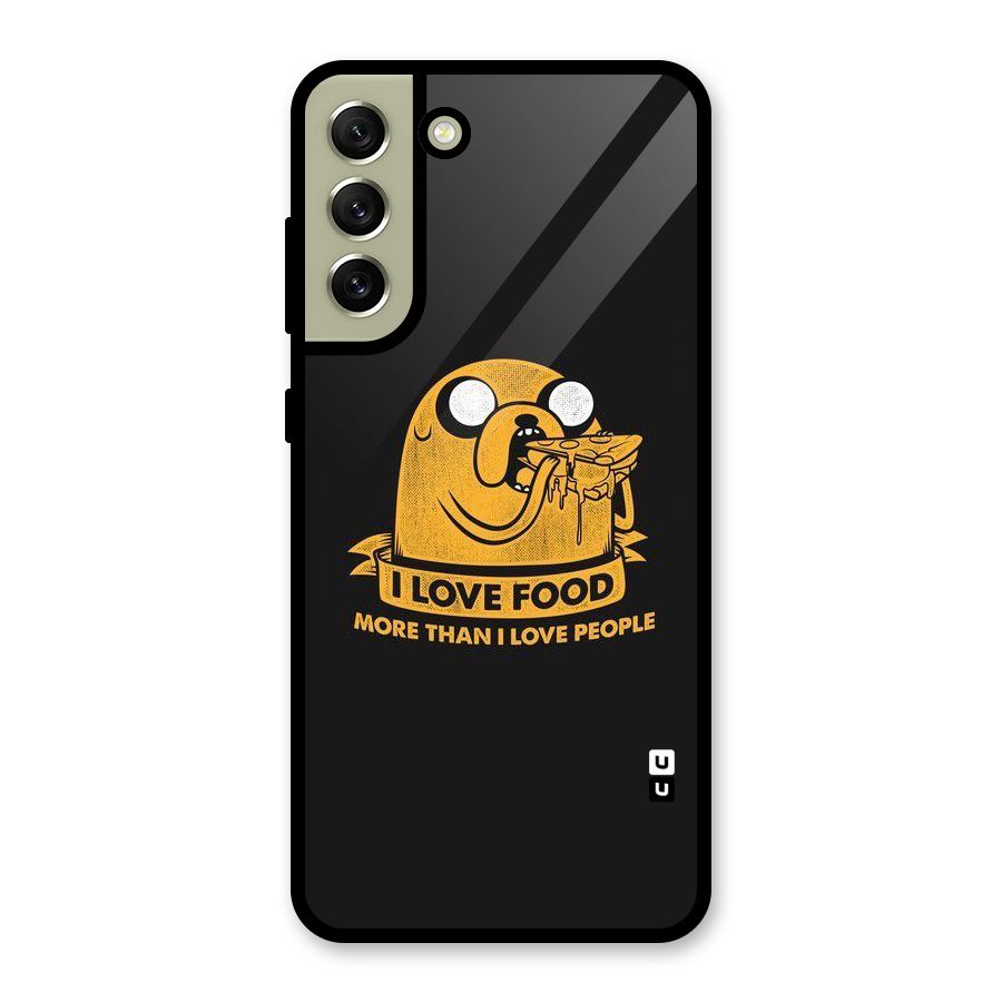 Love Food Glass Back Case for Galaxy S21 FE 5G