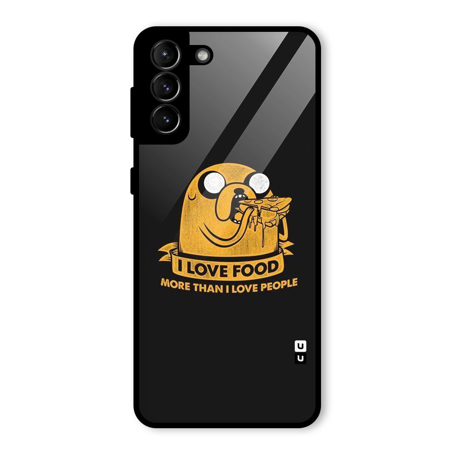 Love Food Glass Back Case for Galaxy S21 Plus