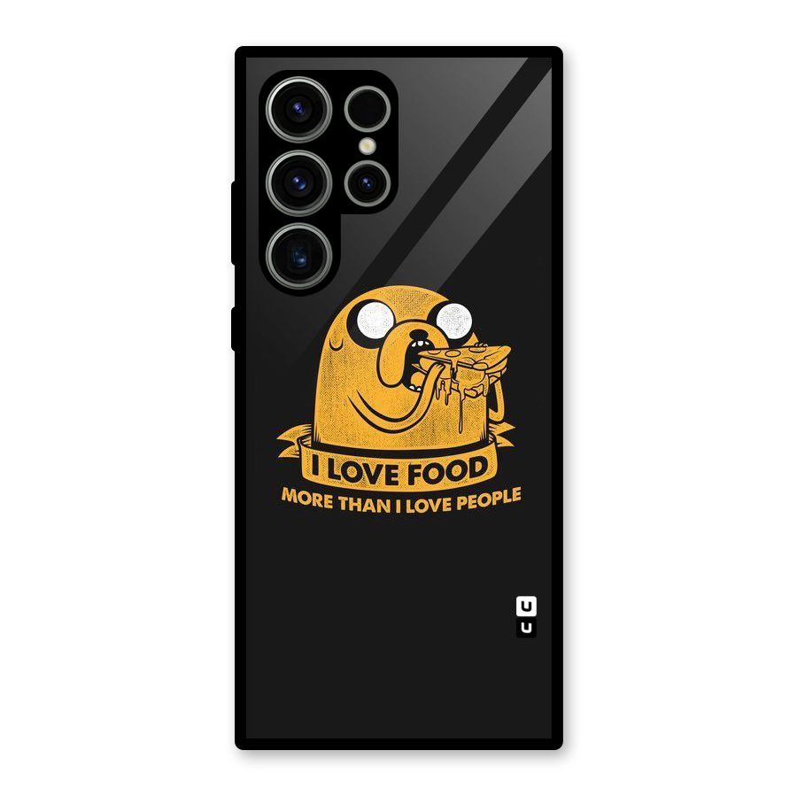 Love Food Glass Back Case for Galaxy S23 Ultra
