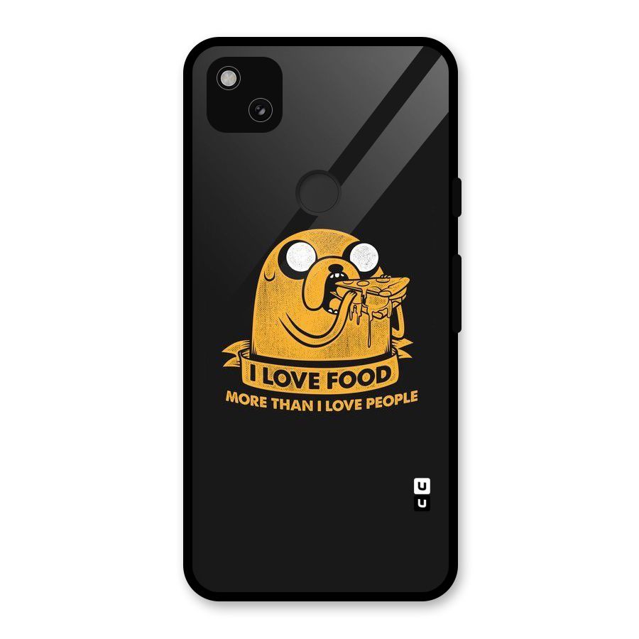 Love Food Glass Back Case for Google Pixel 4a
