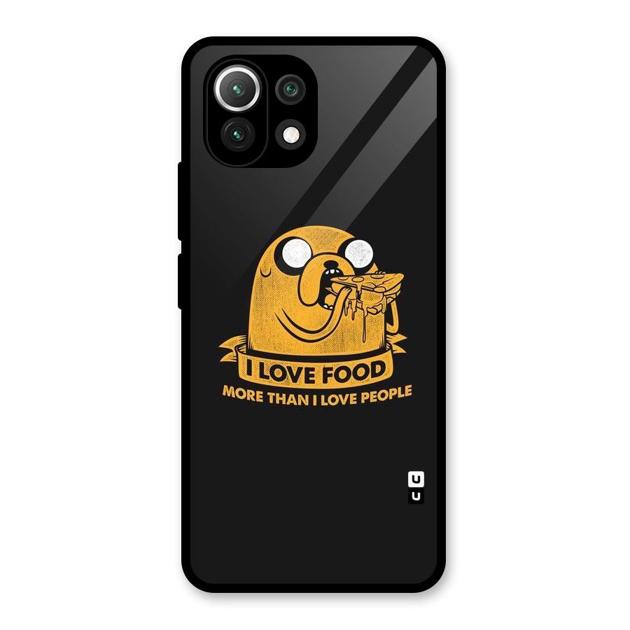 Love Food Glass Back Case for Mi 11 Lite NE 5G