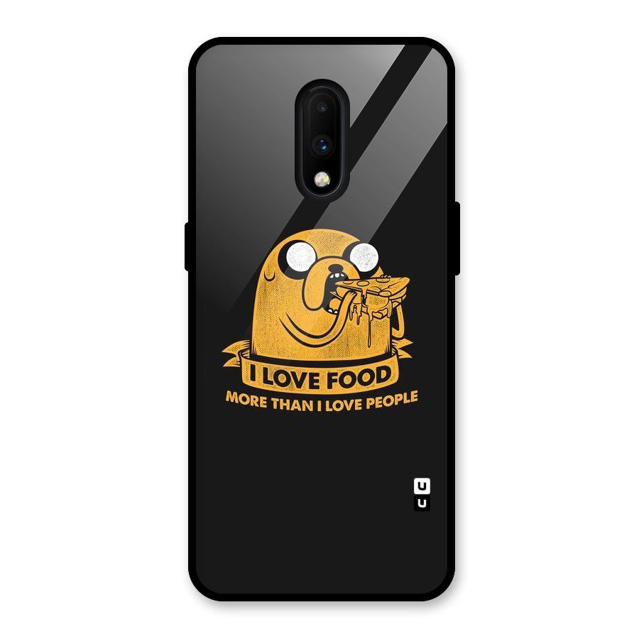 Love Food Glass Back Case for OnePlus 7