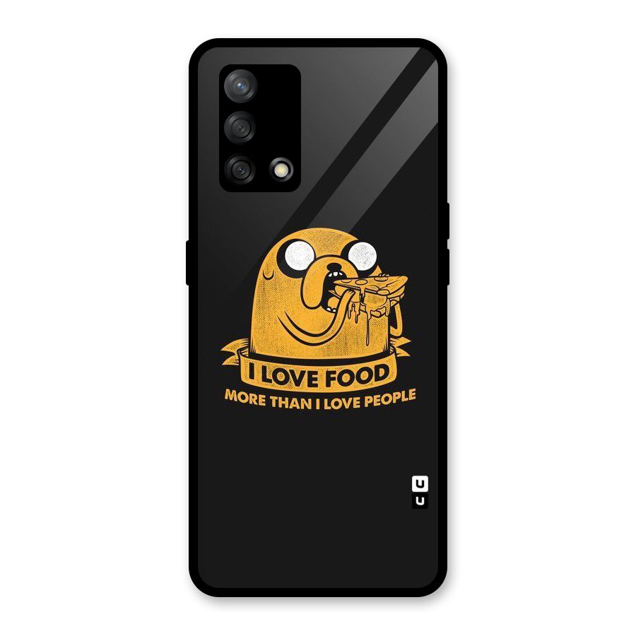 Love Food Glass Back Case for Oppo F19