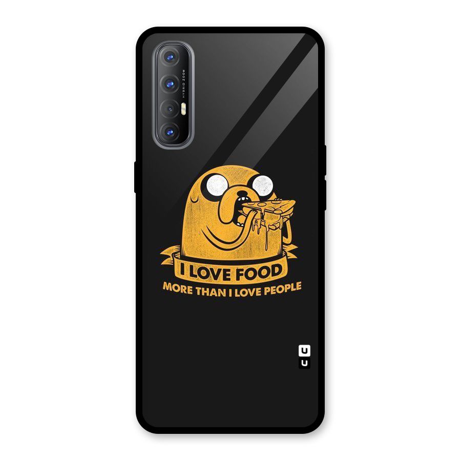 Love Food Glass Back Case for Oppo Reno3 Pro