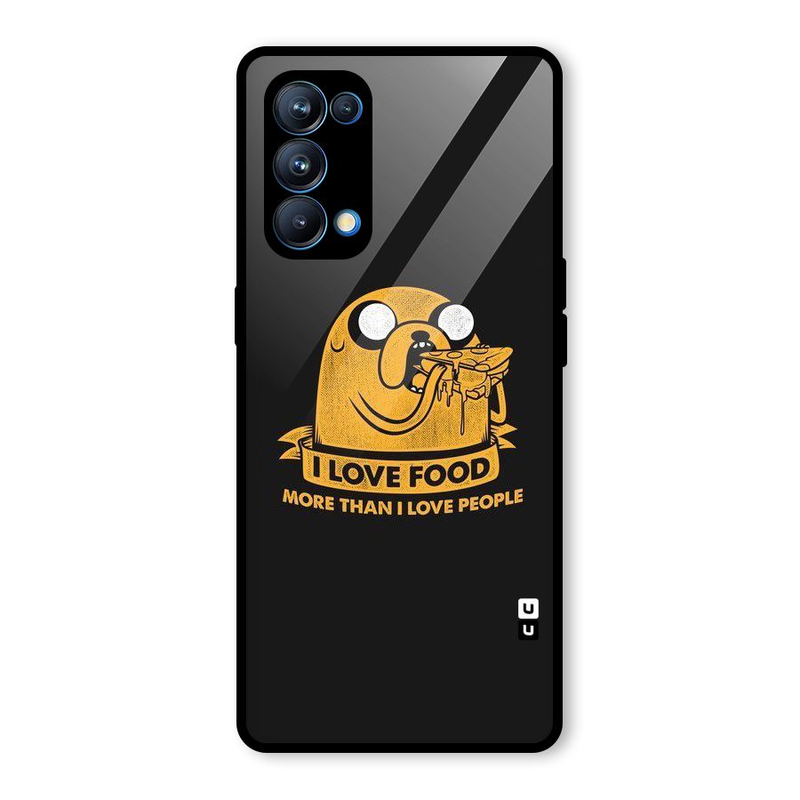 Love Food Glass Back Case for Oppo Reno5 Pro 5G