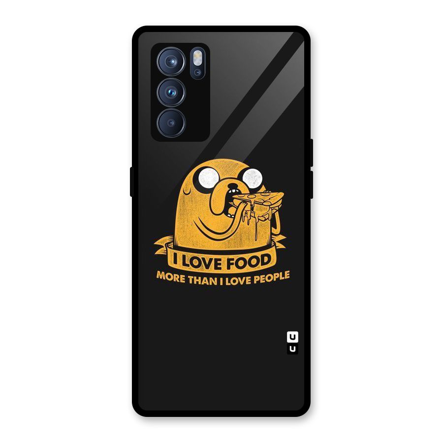 Love Food Glass Back Case for Oppo Reno6 Pro 5G