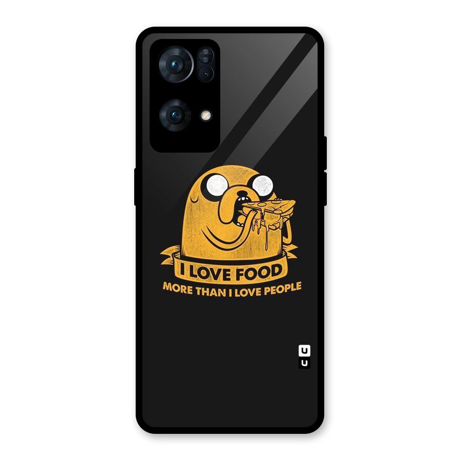 Love Food Glass Back Case for Oppo Reno7 Pro 5G