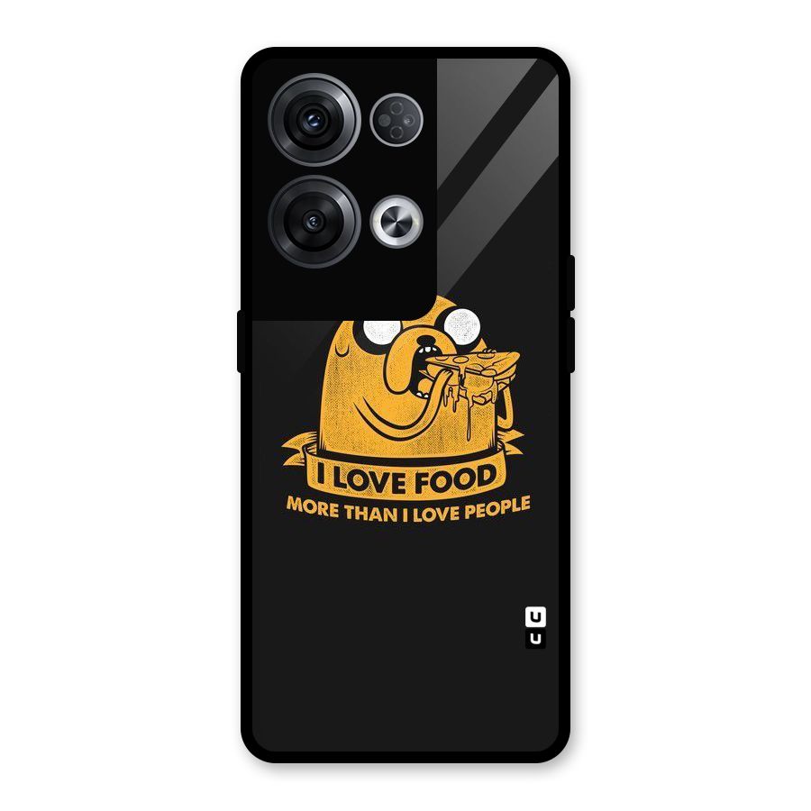Love Food Glass Back Case for Oppo Reno8 Pro 5G