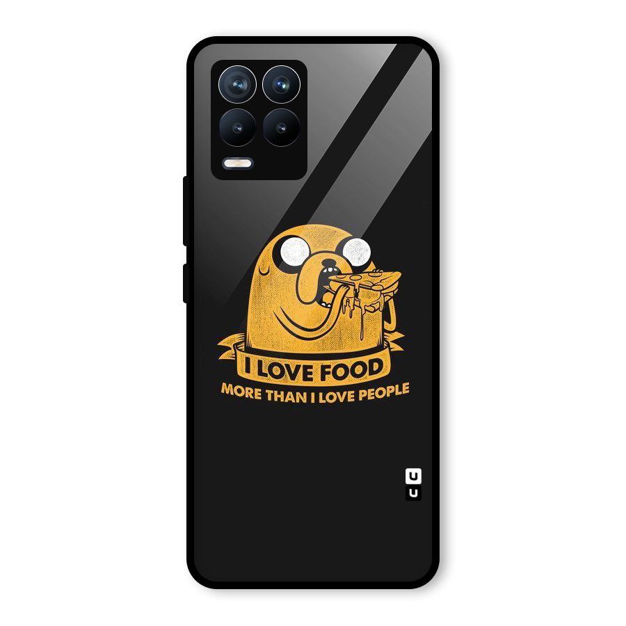 Love Food Glass Back Case for Realme 8