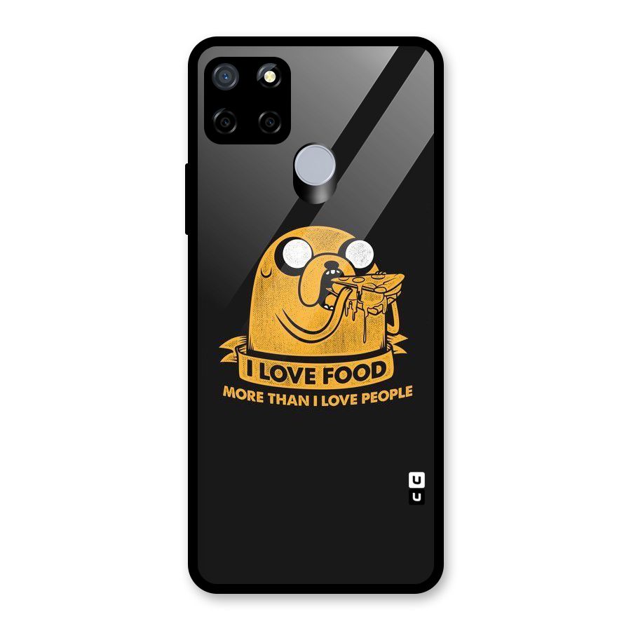 Love Food Glass Back Case for Realme Narzo 20