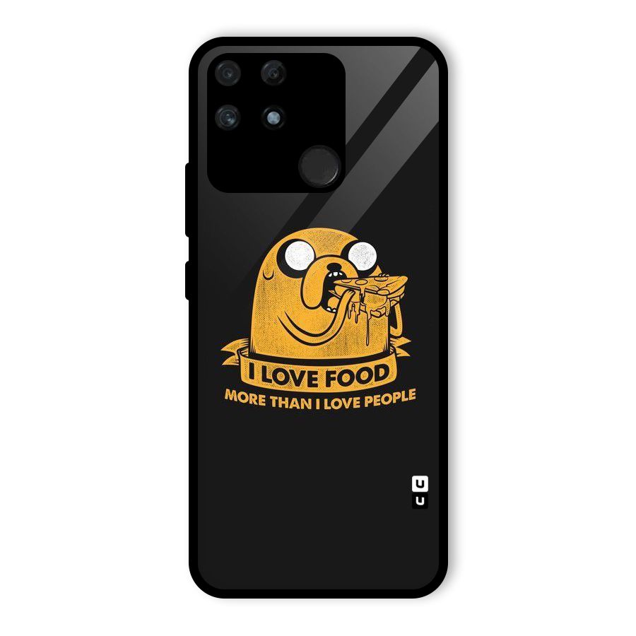 Love Food Glass Back Case for Realme Narzo 50A