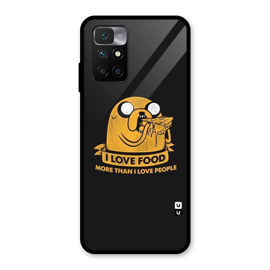 Love Food Glass Back Case for Redmi 10 Prime
