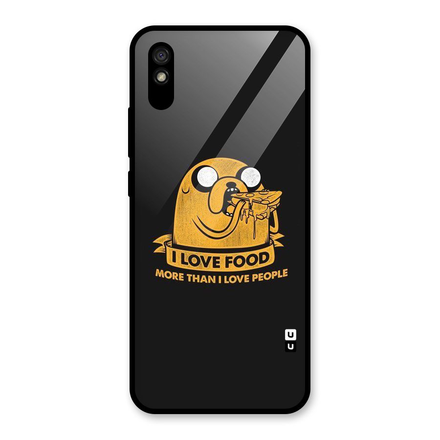 Love Food Glass Back Case for Redmi 9A