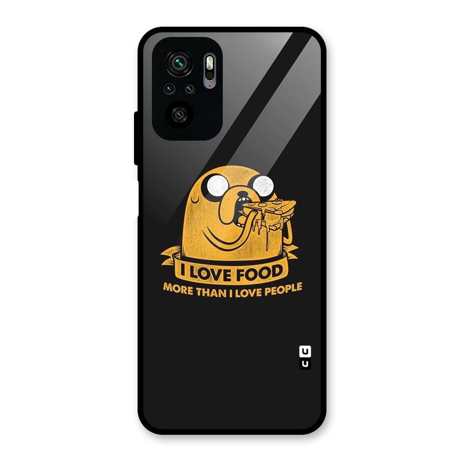 Love Food Glass Back Case for Redmi Note 10S