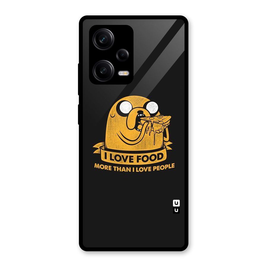 Love Food Glass Back Case for Redmi Note 12 Pro