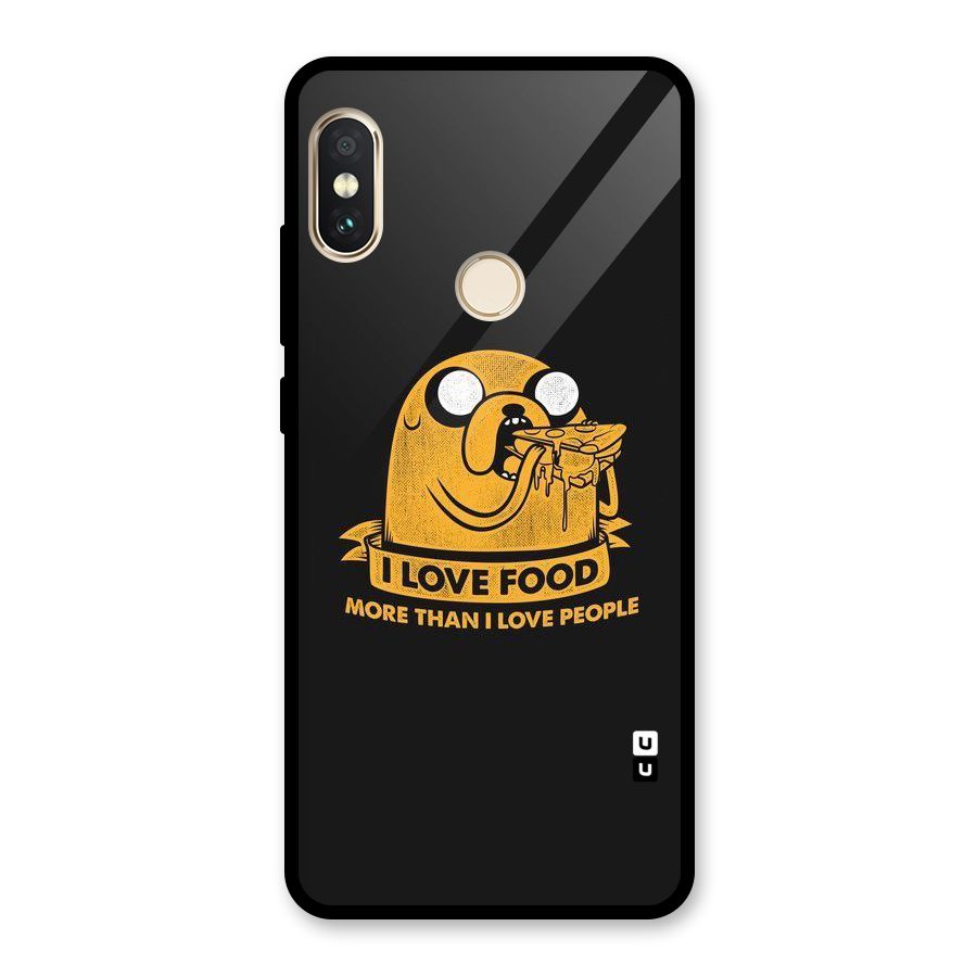 Love Food Glass Back Case for Redmi Note 5 Pro