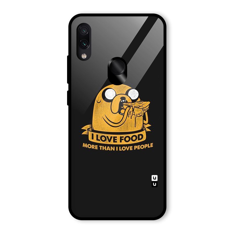 Love Food Glass Back Case for Redmi Note 7 Pro