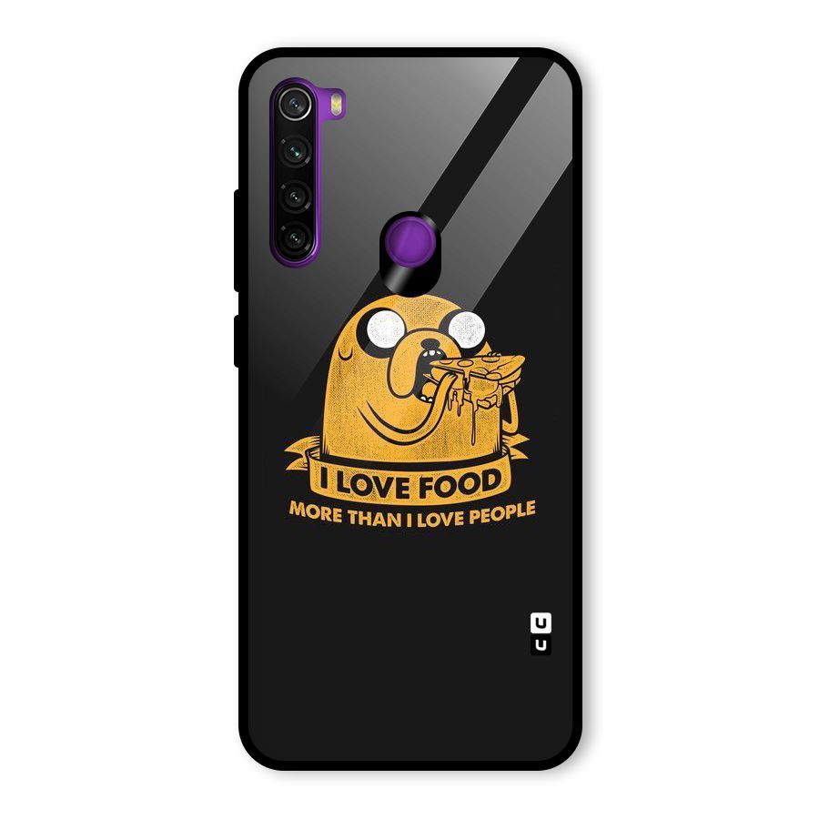 Love Food Glass Back Case for Redmi Note 8