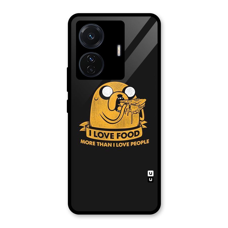 Love Food Glass Back Case for Vivo T1 Pro