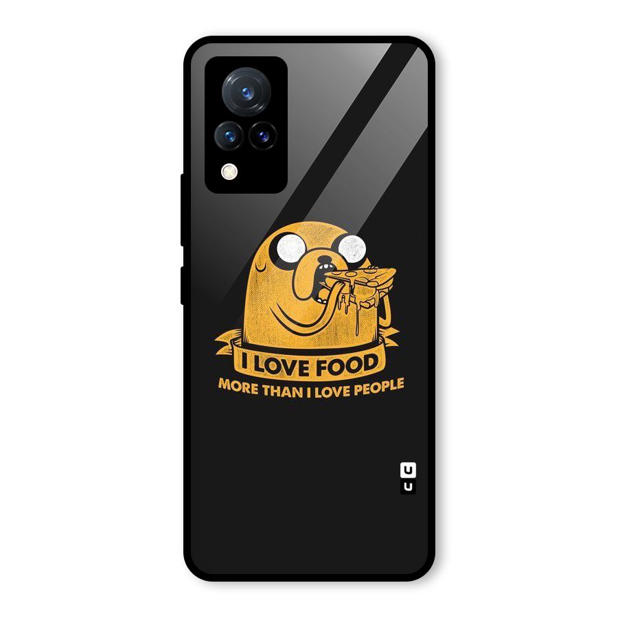 Love Food Glass Back Case for Vivo V21 5G