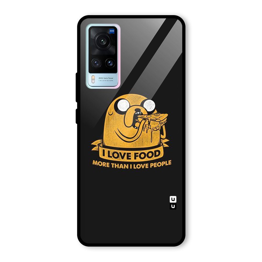 Love Food Glass Back Case for Vivo X60