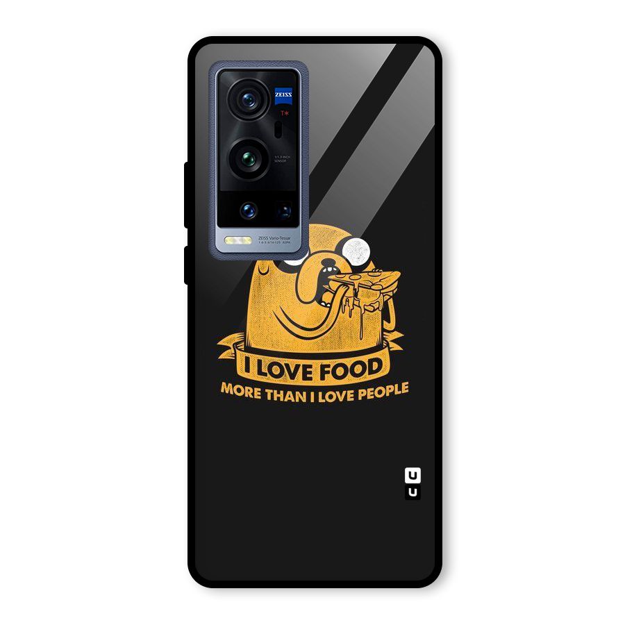 Love Food Glass Back Case for Vivo X60 Pro Plus