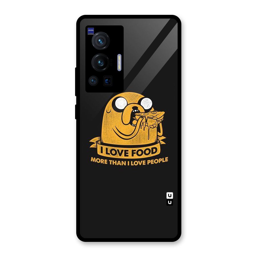 Love Food Glass Back Case for Vivo X70 Pro
