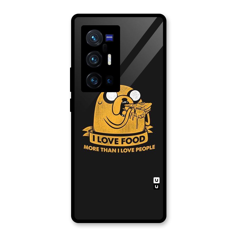 Love Food Glass Back Case for Vivo X70 Pro Plus
