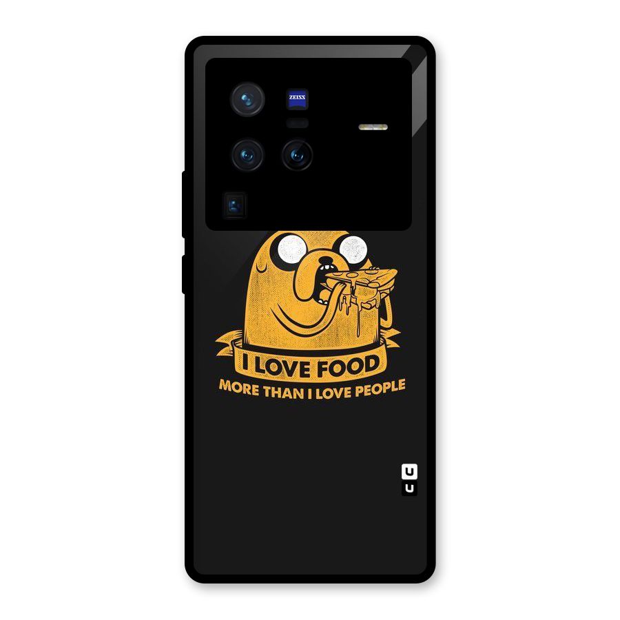 Love Food Glass Back Case for Vivo X80 Pro