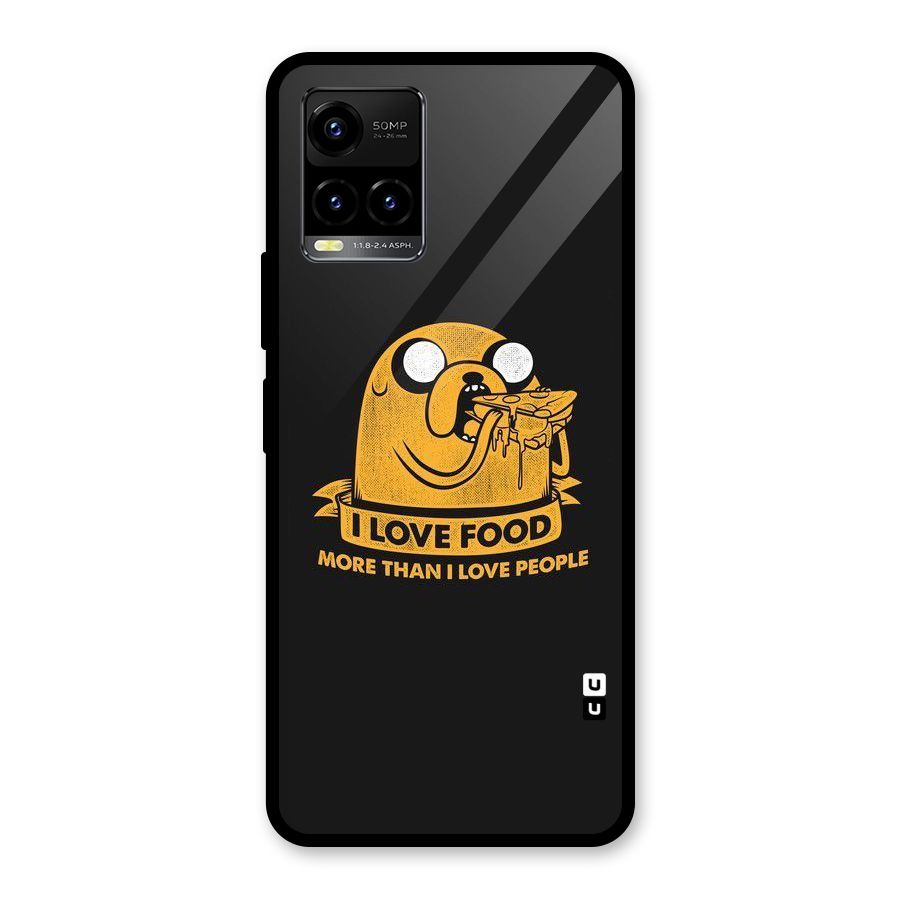 Love Food Glass Back Case for Vivo Y21T