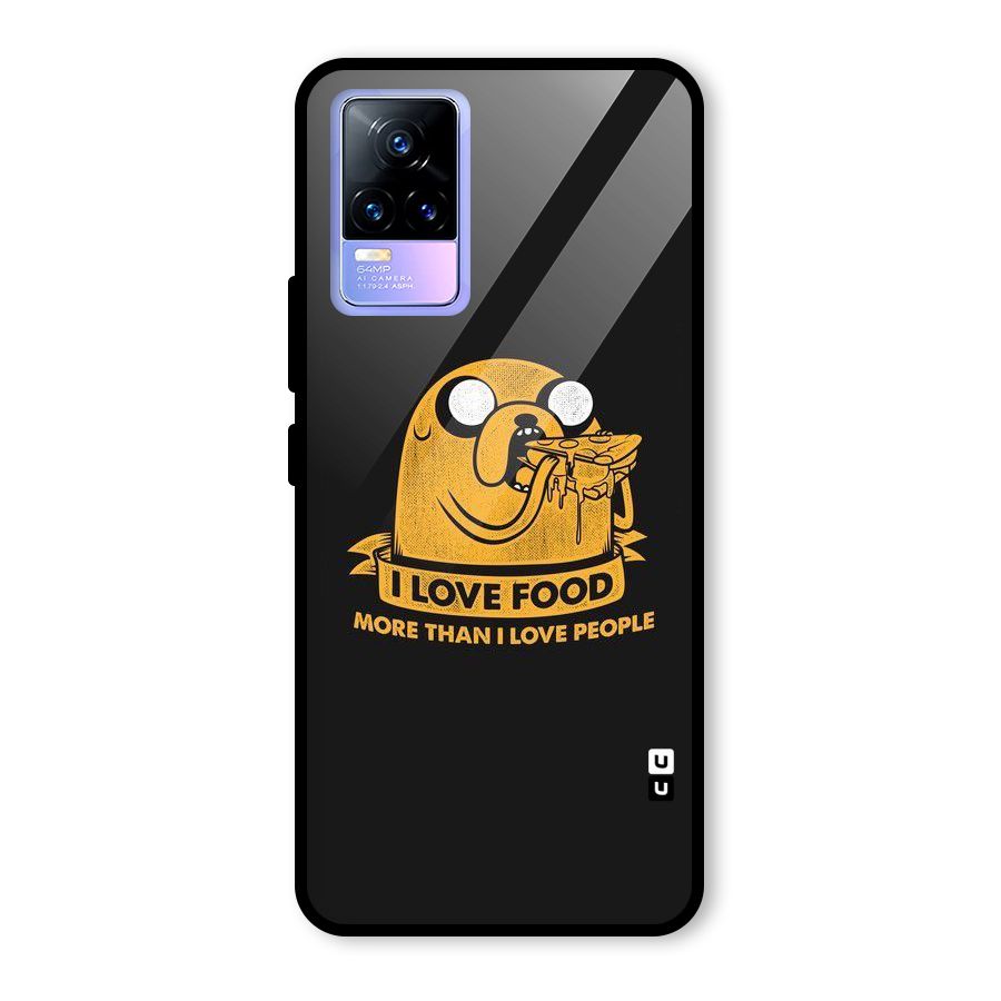 Love Food Glass Back Case for Vivo Y73