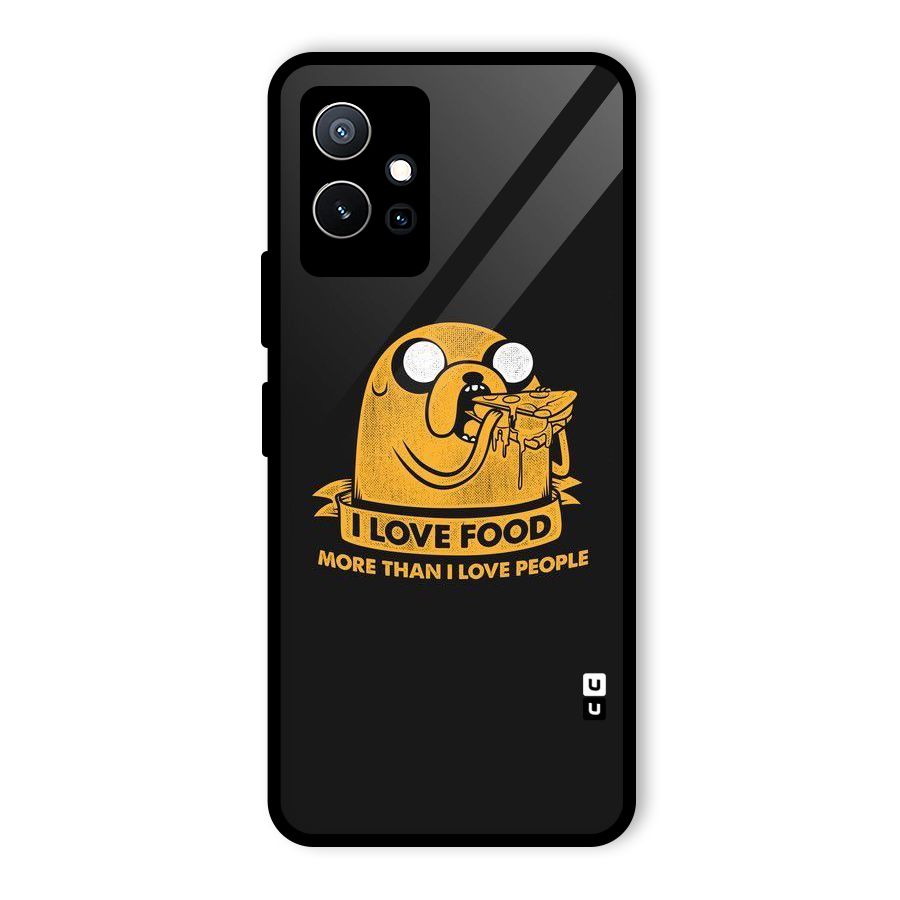 Love Food Glass Back Case for Vivo Y75 5G