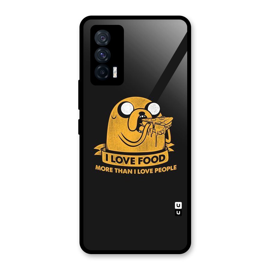 Love Food Glass Back Case for Vivo iQOO 7 5G