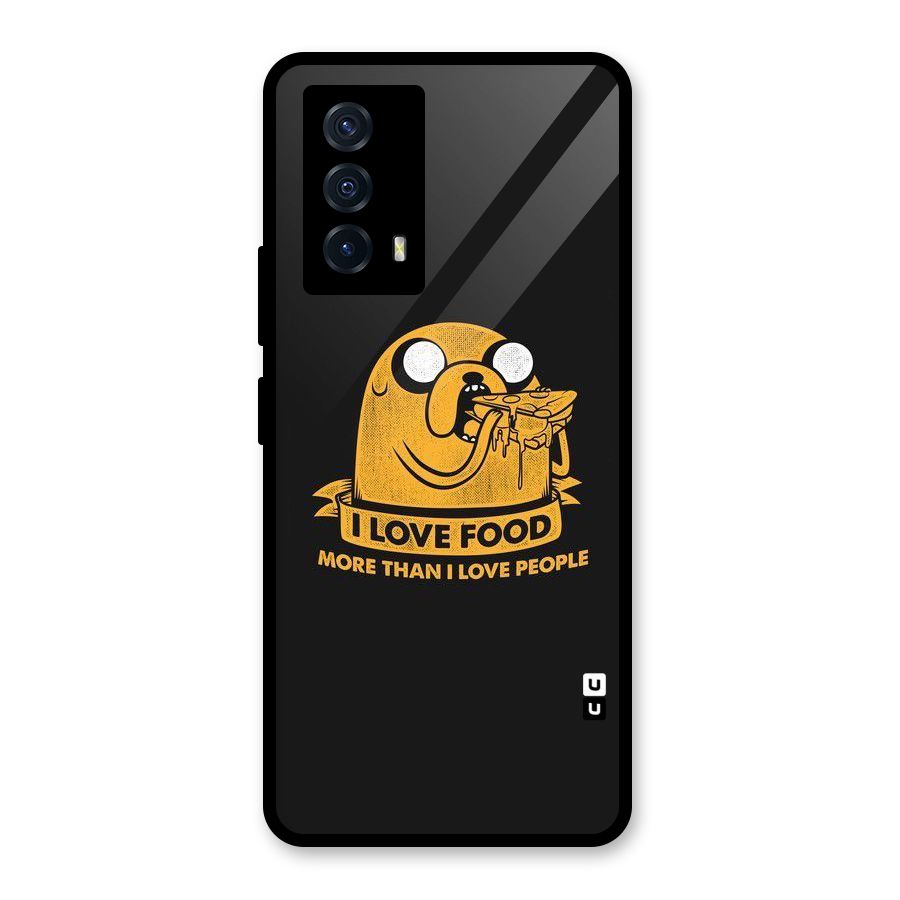 Love Food Glass Back Case for Vivo iQOO Z5