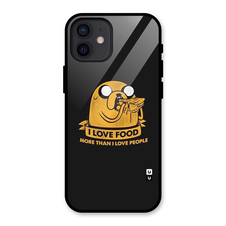 Love Food Glass Back Case for iPhone 12