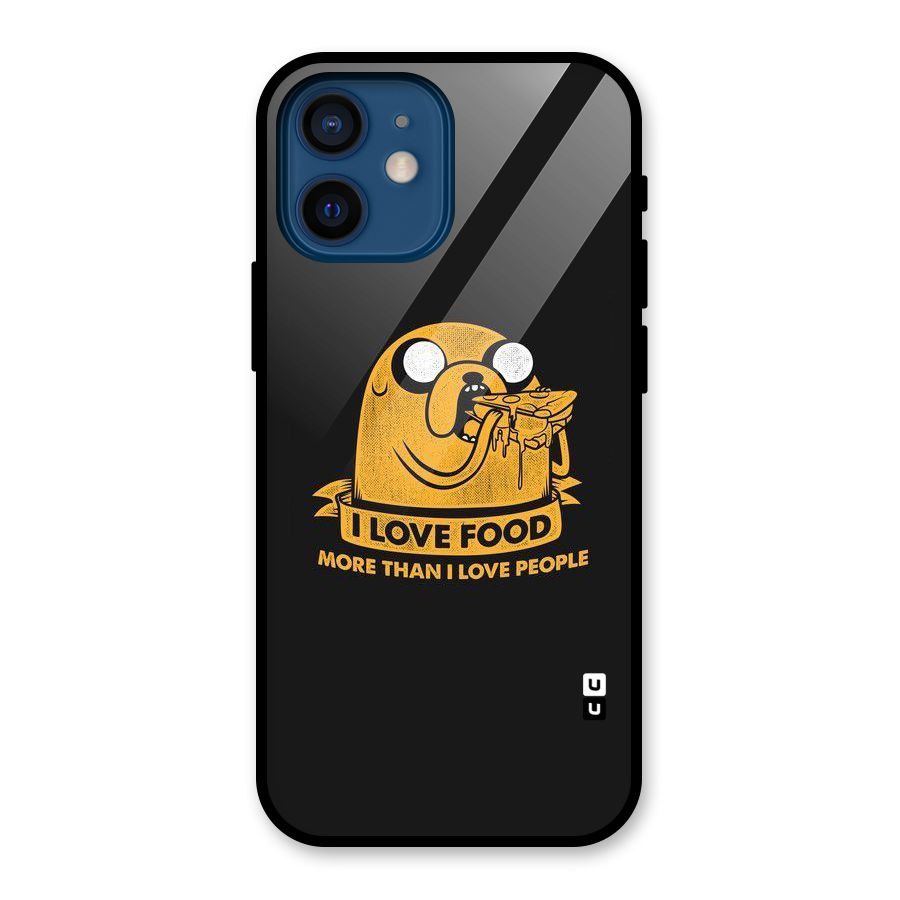 Love Food Glass Back Case for iPhone 12 Mini