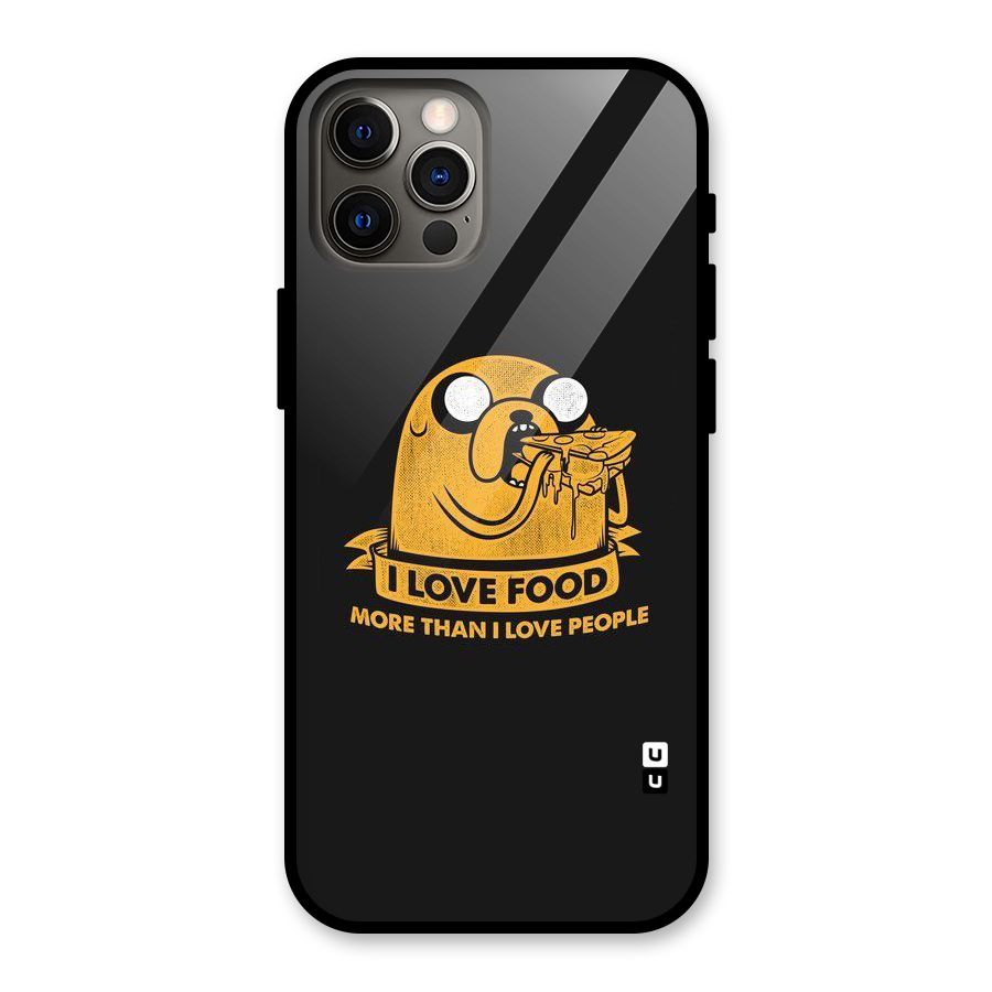 Love Food Glass Back Case for iPhone 12 Pro