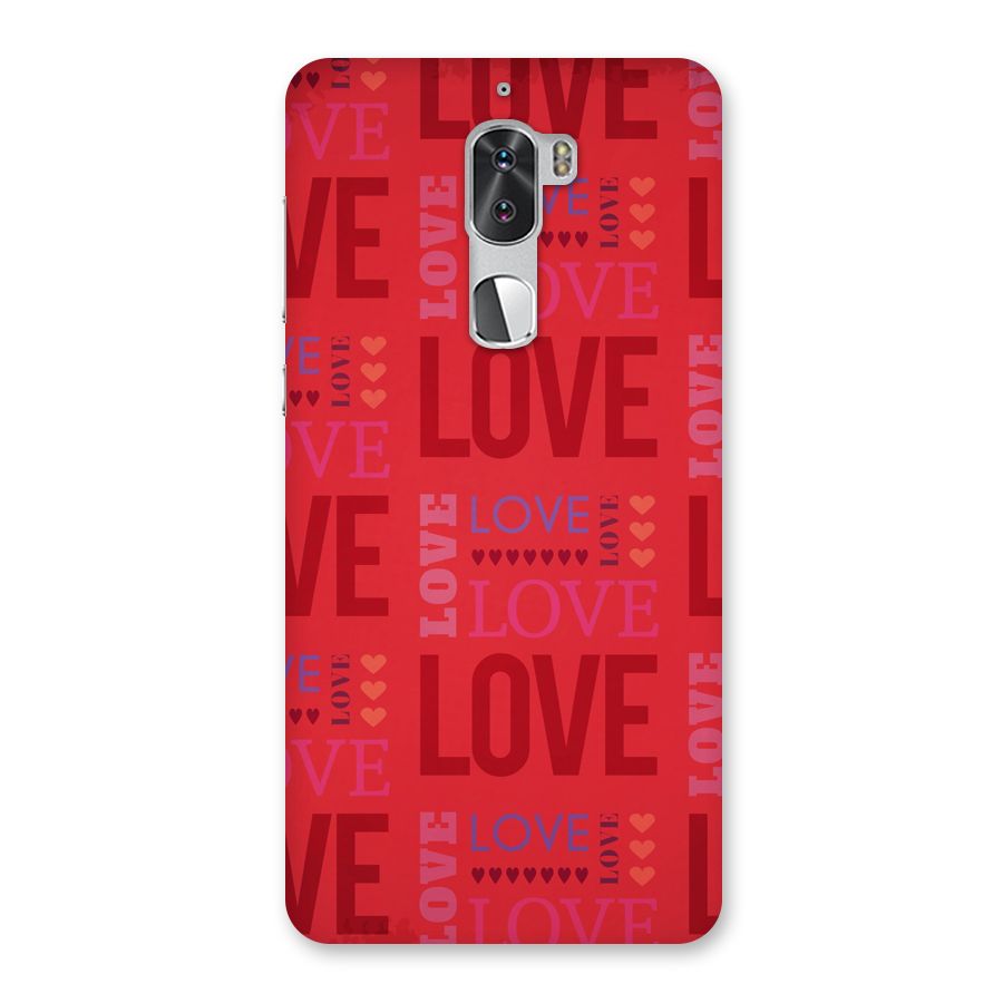 Love Pattern Back Case for Coolpad Cool 1
