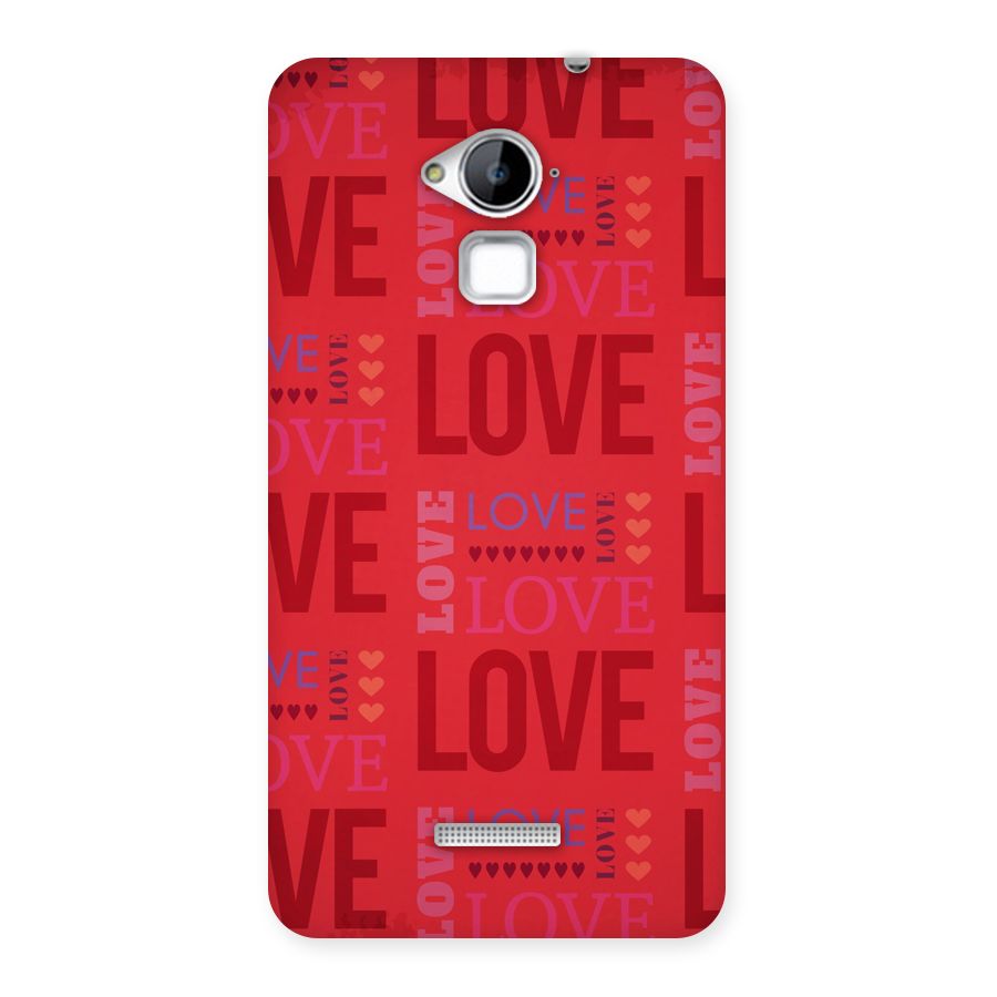 Love Pattern Back Case for Coolpad Note 3