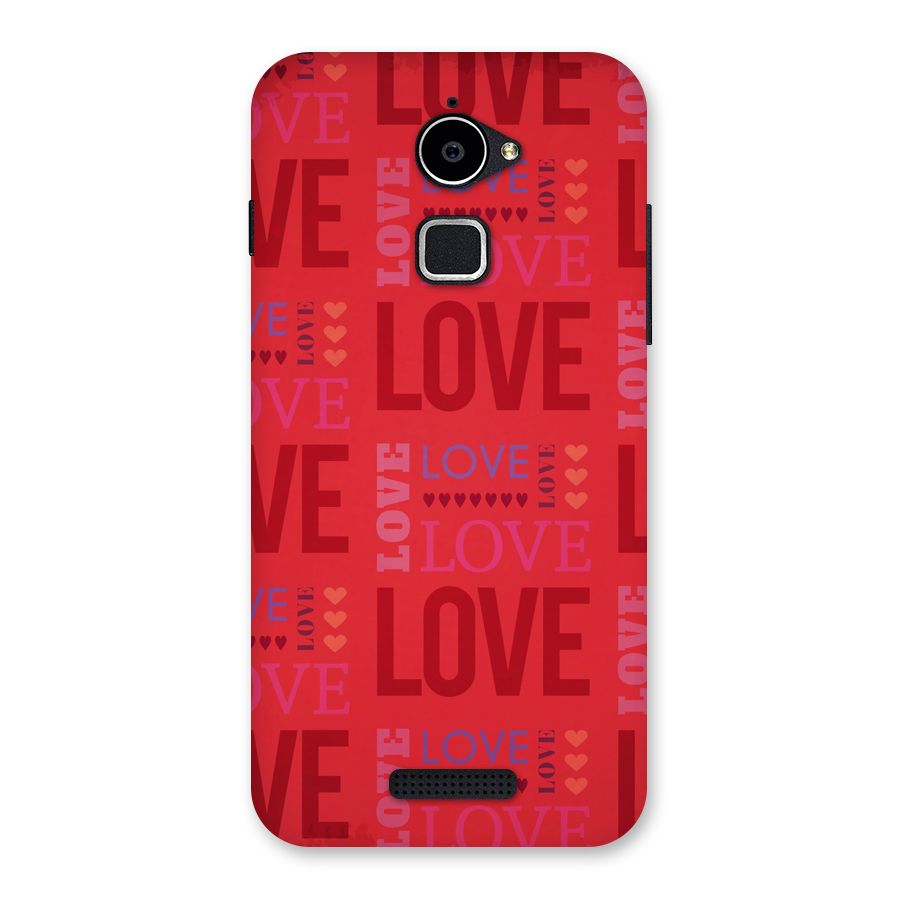 Love Pattern Back Case for Coolpad Note 3 Lite