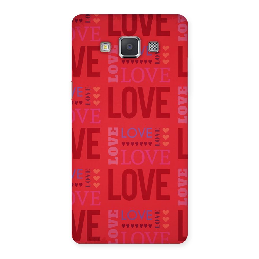 Love Pattern Back Case for Galaxy Grand Max