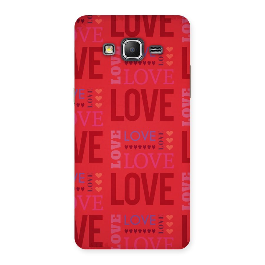 Love Pattern Back Case for Galaxy Grand Prime
