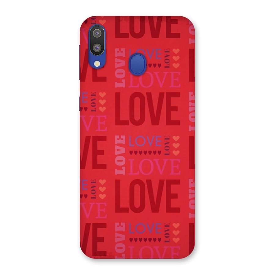 Love Pattern Back Case for Galaxy M20