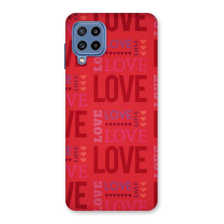Love Pattern Back Case for Galaxy M32