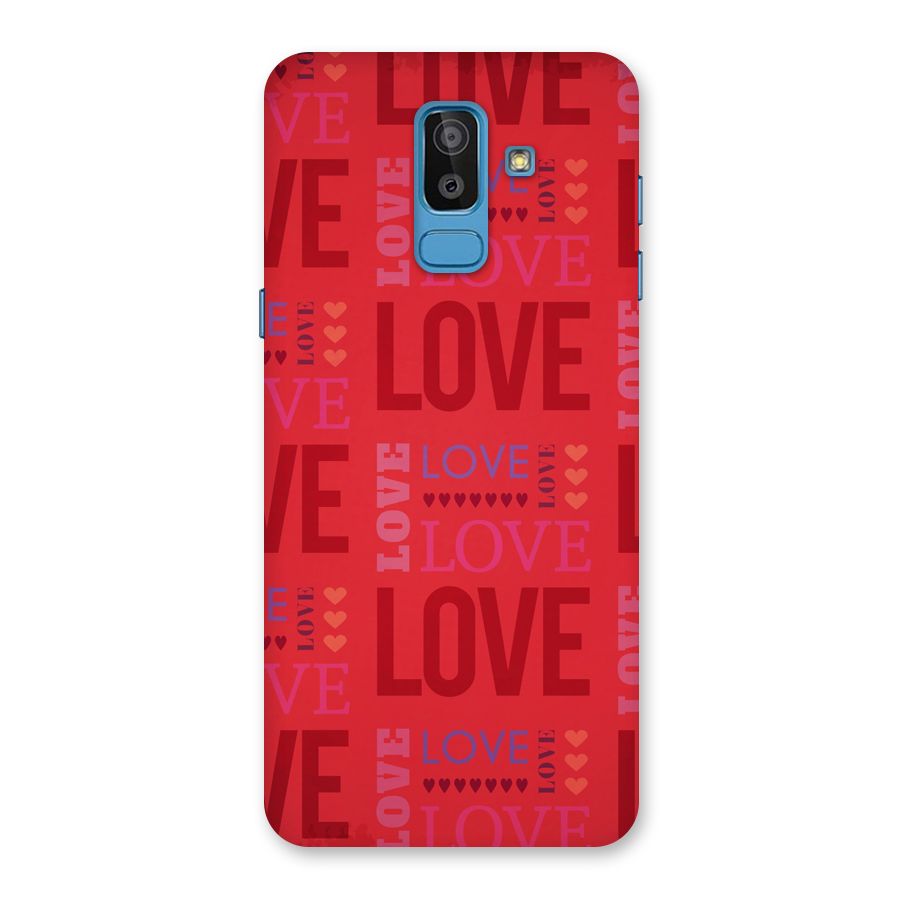 Love Pattern Back Case for Galaxy On8 (2018)