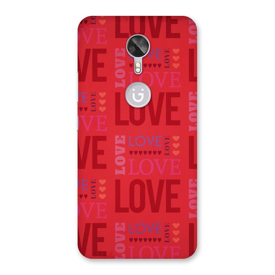 Love Pattern Back Case for Gionee A1